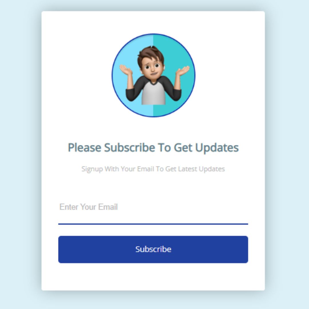 create a subscription form with personalized messaging using html, css and javascript.jpg
